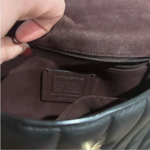 Coach Marlie top handle quilted crossbody - Picture 5 of 5